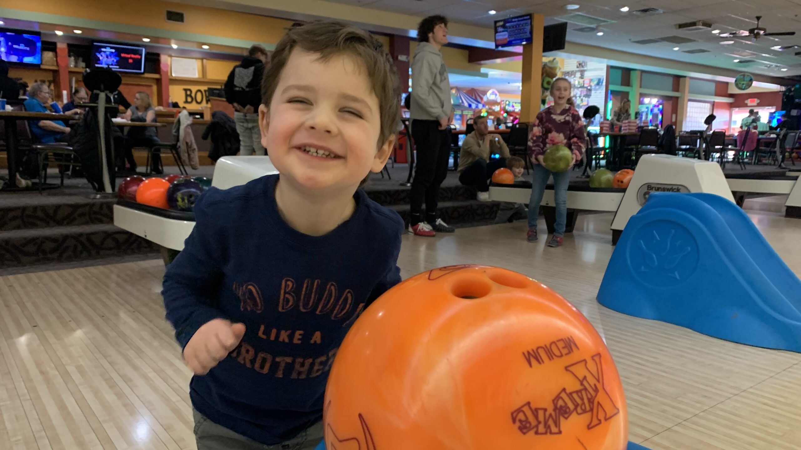 Youth Bowling Big Smile